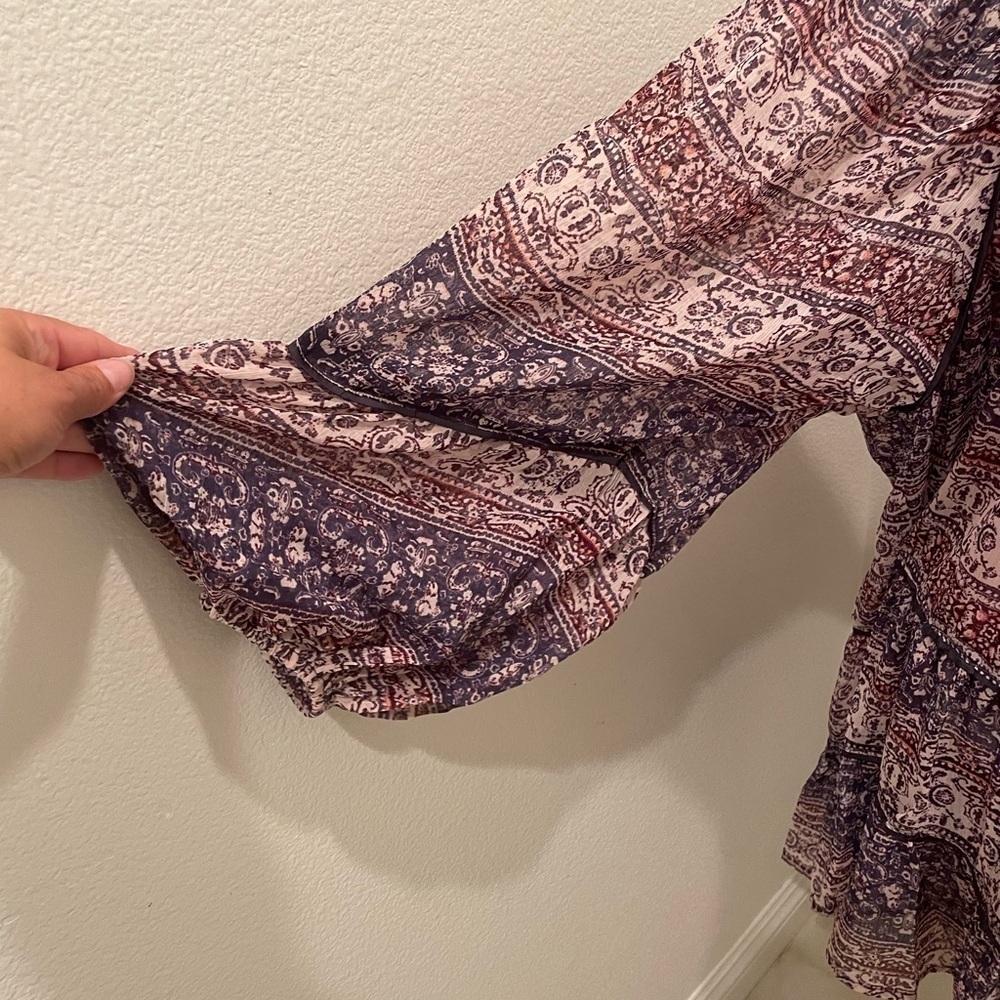 NWT Olivaceous Boho Dress purple Size M - Picture 2 of 9
